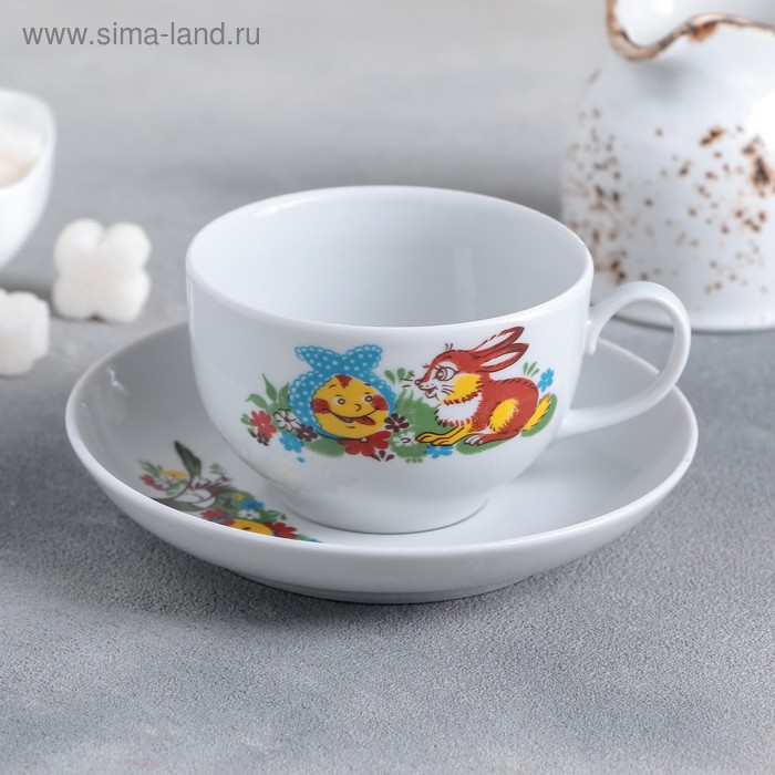 Чайная пара «Янтарь», 210 мл, цвет белый
Чайная пара «Янтарь», 210 мл, цвет белый