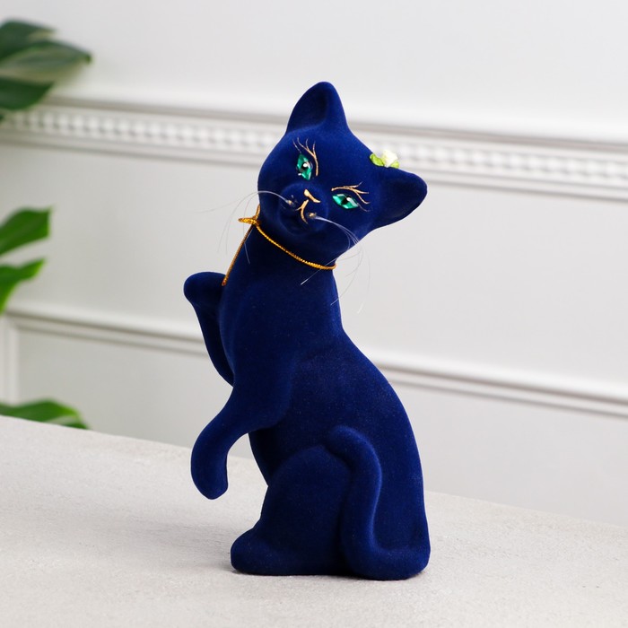 Копилка "Кошка Лапушка", флок, кобальт, 26 см
Копилка "Кошка Лапушка", флок, кобальт, 26 см