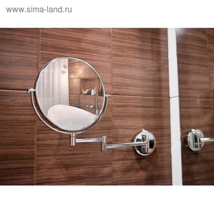 Зеркало настенное двухстороннее, увеличительное Accoona А223-8
Зеркало настенное двухстороннее, увеличительное Accoona А223-8