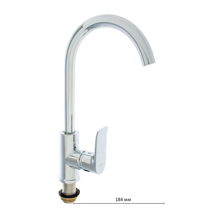 Смеситель для кухни Accoona А84512, однорычажный, хром
Смеситель для кухни Accoona А84512, однорычажный, хром