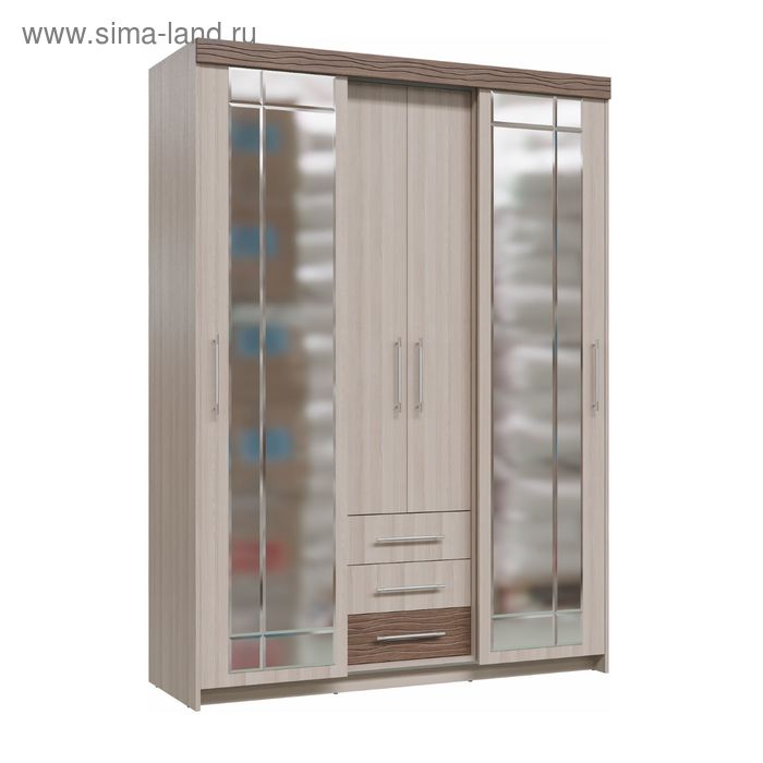 Шкаф-купе с ящиками Олимп 1600х575х2220 Ясень шимо светлый МДФ-яс.темный
Шкаф-купе с ящиками Олимп 1600х575х2220 Ясень шимо светлый МДФ-яс.темный