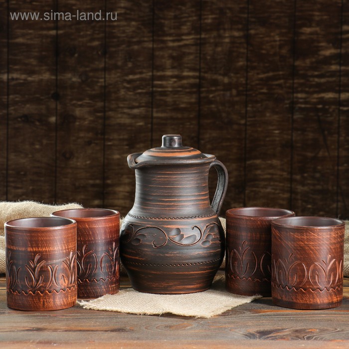 Набор для напитков 5 предметов, 1,5 л/ 0,35 л
Набор для напитков 5 предметов, 1,5 л/ 0,35 л