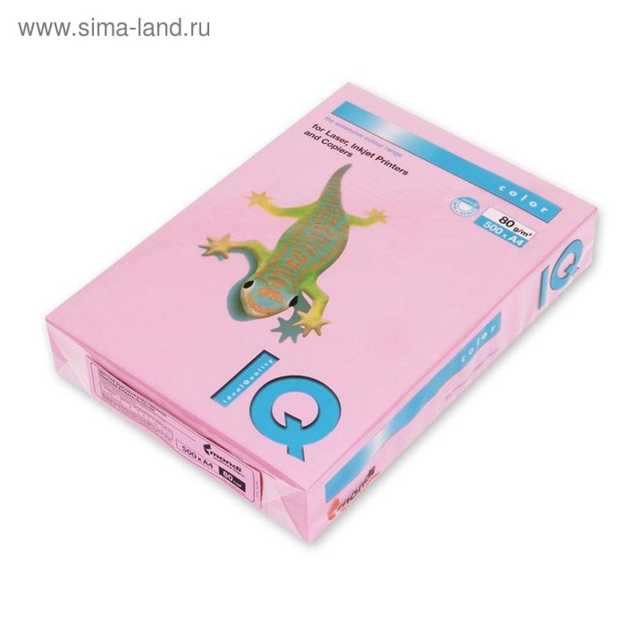 Бумага цветная А4 500 л, IQ COLOR, 80 г/м2, розовый, PI25
Бумага цветная А4 500 л, IQ COLOR, 80 г/м2, розовый, PI25