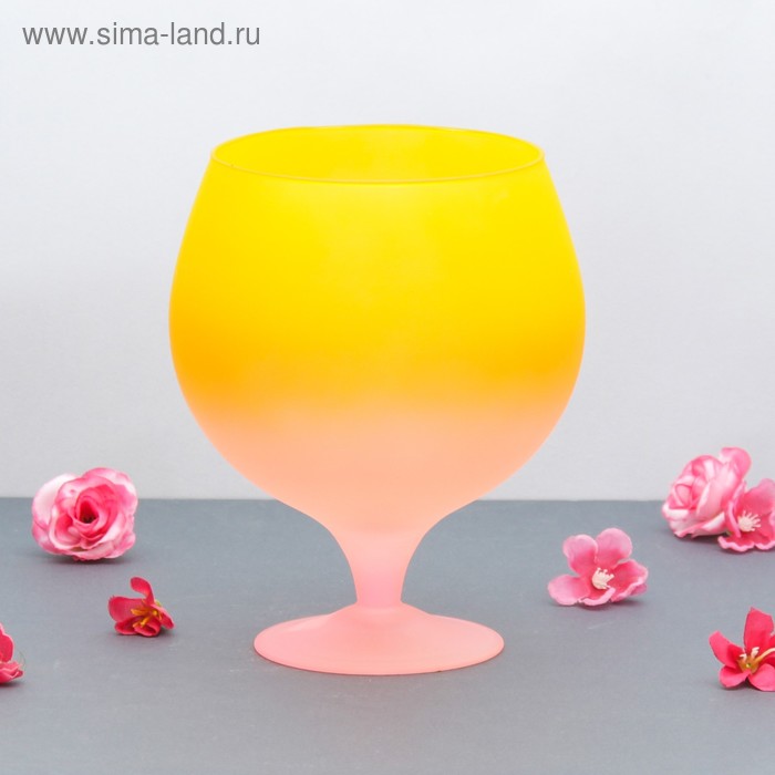 Ваза "Радуга" матовая бокал на ножке 2л h=19,1см. d=12см МИКС
Ваза "Радуга" матовая бокал на ножке 2л h=19,1см. d=12см МИКС