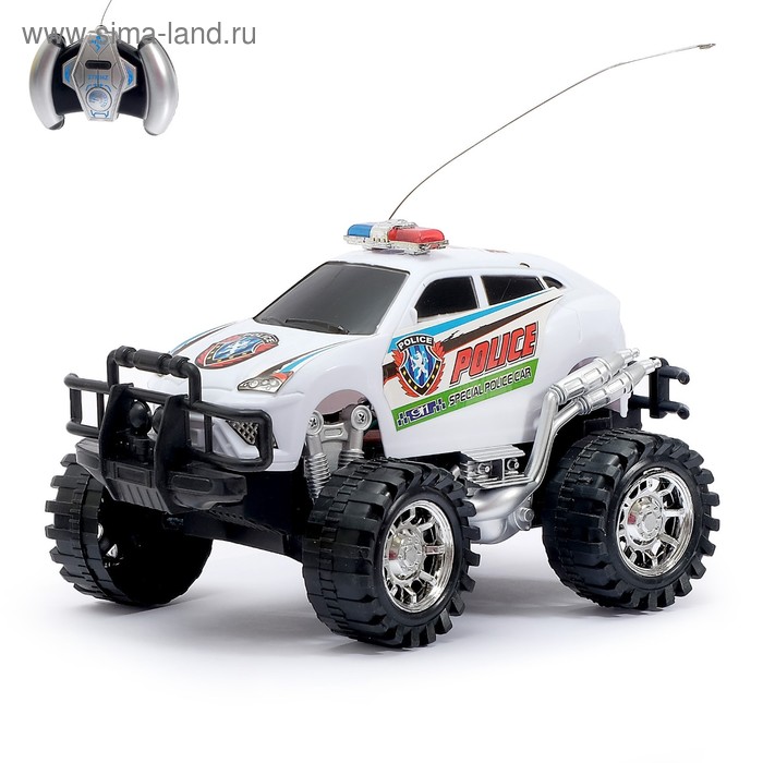 Машина радиоуправляемая «Патруль», работает от батареек, цвета МИКС
Машина радиоуправляемая «Патруль», работает от батареек, цвета МИКС