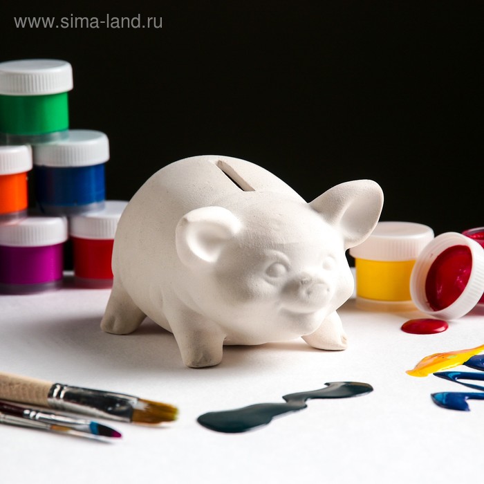 Копилка -раскраска "Свинка", под роспись, 8 см
Копилка -раскраска "Свинка", под роспись, 8 см