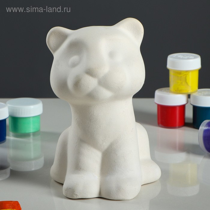 Копилка -раскраска "Тигр", под роспись, символ года 2022, керамика, 16 см
Копилка -раскраска "Тигр", под роспись, символ года 2022, керамика, 16 см