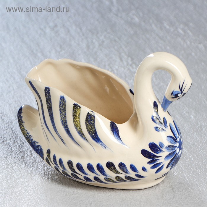 Конфетница "Лебедь", роспись, 18*14 см
Конфетница "Лебедь", роспись, 18*14 см