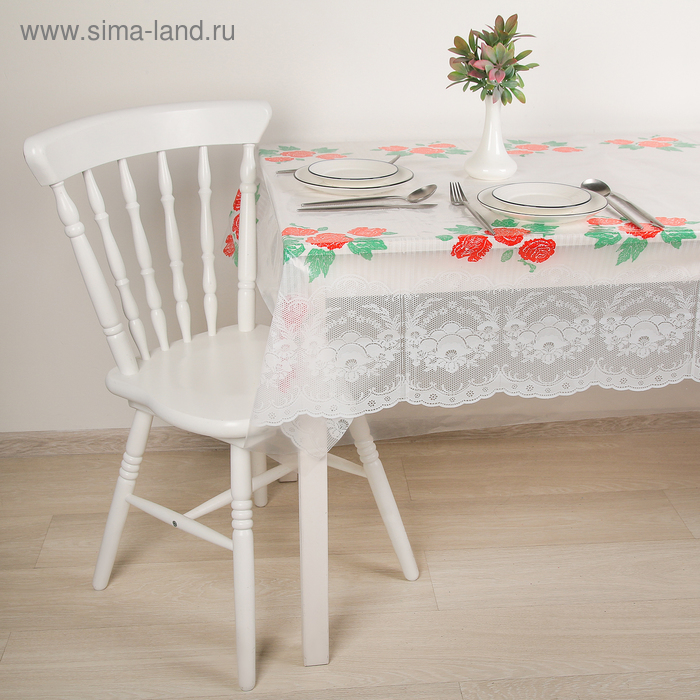 Скатерть без основы многоразовая «Вышивка», 120×180 см, цвет прозрачный
Скатерть без основы многоразовая «Вышивка», 120×180 см, цвет прозрачный