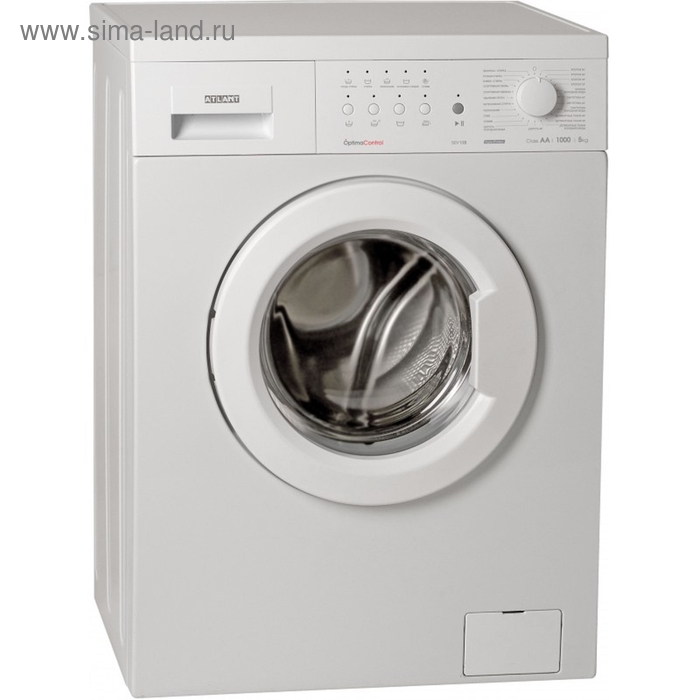 Cтиральная машина "Атлант" 50У108-000, класс А, 1000 об/мин, 5 кг, белая
Cтиральная машина "Атлант" 50У108-000, класс А, 1000 об/мин, 5 кг, белая