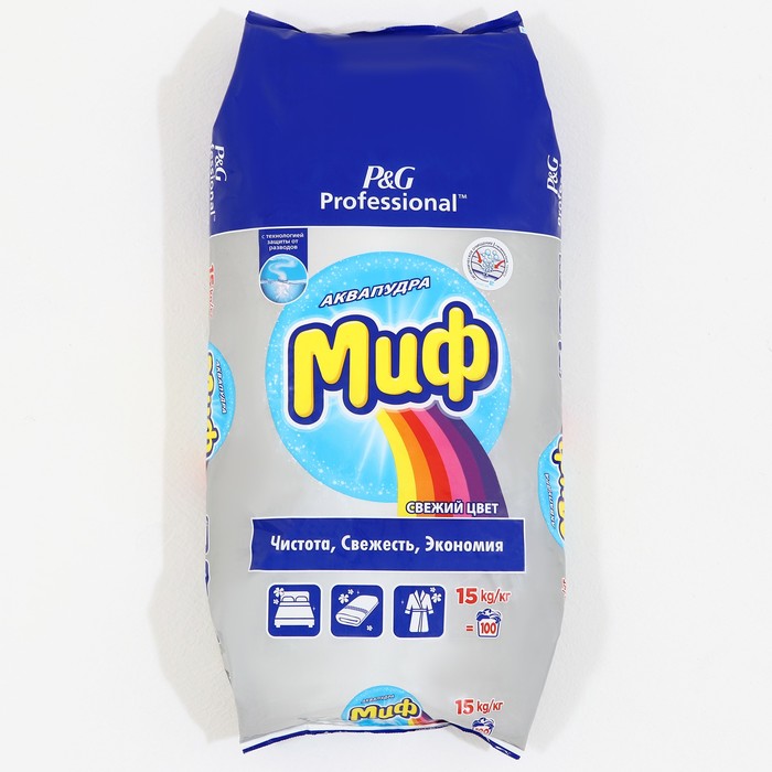 Стиральный порошок "Миф: Expert", свежий цвет, автомат, 15 кг
Стиральный порошок "Миф: Expert", свежий цвет, автомат, 15 кг