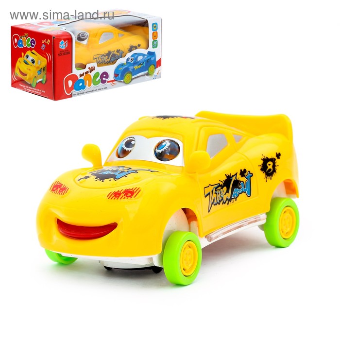 Машинка «Тачка», световые и звуковые эффекты, танцует, работает от батареек, цвета МИКС
Машинка «Тачка», световые и звуковые эффекты, танцует, работает от батареек, цвета МИКС
