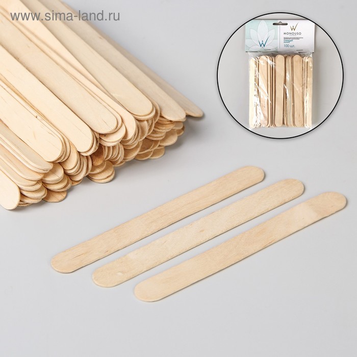 Шпатель для депиляции, деревянный, 14 × 1,4 см
Шпатель для депиляции, деревянный, 14 × 1,4 см