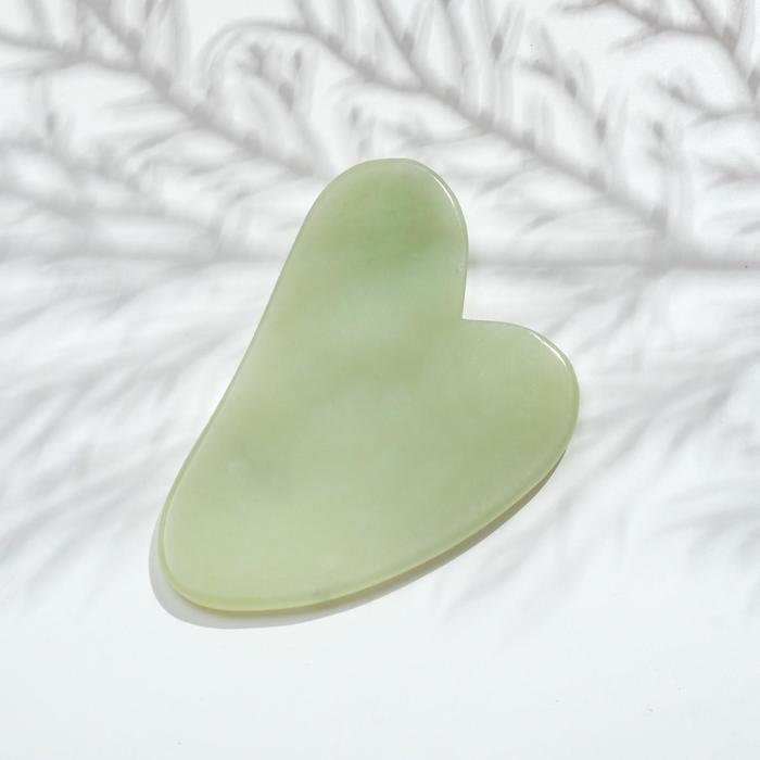 Пластина - скребок для массажа Гуаша в форме сердца, нефрит
Пластина - скребок для массажа Гуаша в форме сердца, нефрит