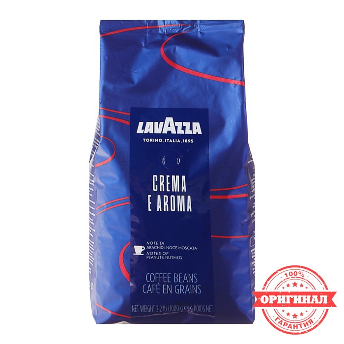Кофе зерновой LAVAZZA Crema Aroma Espresso, средняя обжарка, 1 кг
Кофе зерновой LAVAZZA Crema Aroma Espresso, средняя обжарка, 1 кг