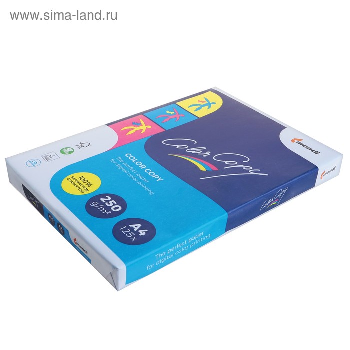 Бумага А4 125 л, Color Copy, 250 г/м2, белизна 160% CIE, класс A++ (цена за 125 листов)
Бумага А4 125 л, Color Copy, 250 г/м2, белизна 160% CIE, класс A++ (цена за 125 листов)