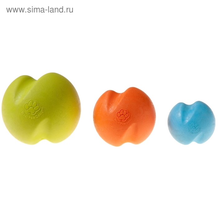фото Мяч для собак zogoflex jive l, 8 см, оранжевый