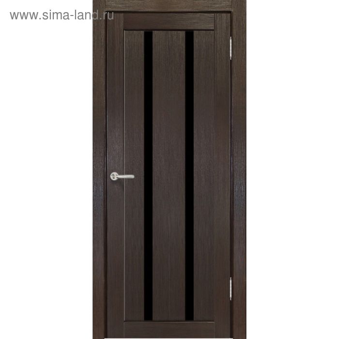 Дверное полотно остекленное Сицилия Венге, черный лакобель 2000х800
Дверное полотно остекленное Сицилия Венге, черный лакобель 2000х800