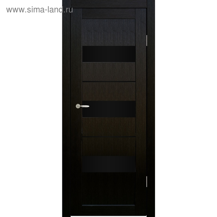 Дверное полотно остекленное Мальта Венге, черный лакобель 2000х800
Дверное полотно остекленное Мальта Венге, черный лакобель 2000х800