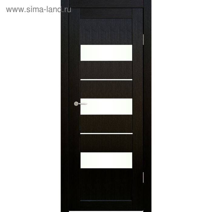 Дверное полотно остекленное Мальта Венге 2000х900 
Дверное полотно остекленное Мальта Венге 2000х900