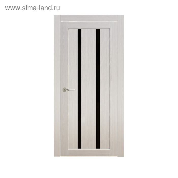 Дверное полотно остекленное Сицилия Дуб перламутр, черный лакобель 2000х800
Дверное полотно остекленное Сицилия Дуб перламутр, черный лакобель 2000х800