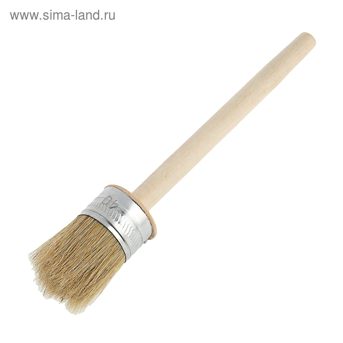 Кисть круглая LOM, натуральная щетина, деревянная ручка, 40 мм
Кисть круглая LOM, натуральная щетина, деревянная ручка, 40 мм