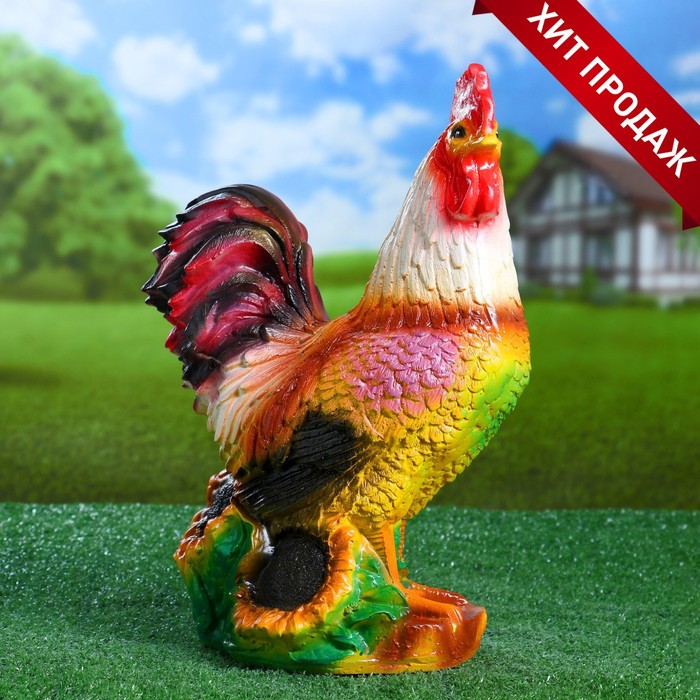 Садовая фигура "Цветной петушок", микс
Садовая фигура "Цветной петушок", микс
