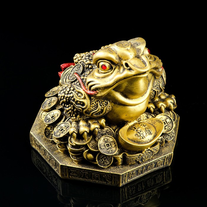 Копилка "Жаба", китайская, чёрно-золотистая, 22 см
Копилка "Жаба", китайская, чёрно-золотистая, 22 см