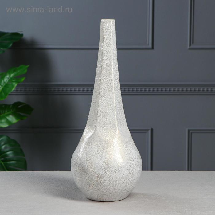 Ваза керамическая "Гибискус", напольная, цвет серый, 43.5 см 
Ваза керамическая "Гибискус", напольная, цвет серый, 43.5 см