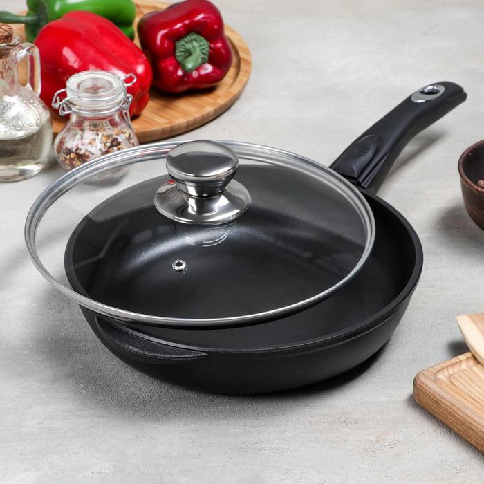 Сковорода «Классик», d=24 см, стеклянная крышка, съёмная ручка МИКС
Сковорода «Классик», d=24 см, стеклянная крышка, съёмная ручка МИКС