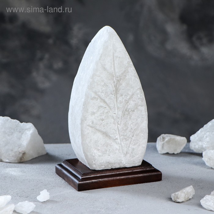 Соляная лампа "Лист", цельный кристалл, 21 см, 2-3 кг
Соляная лампа "Лист", цельный кристалл, 21 см, 2-3 кг