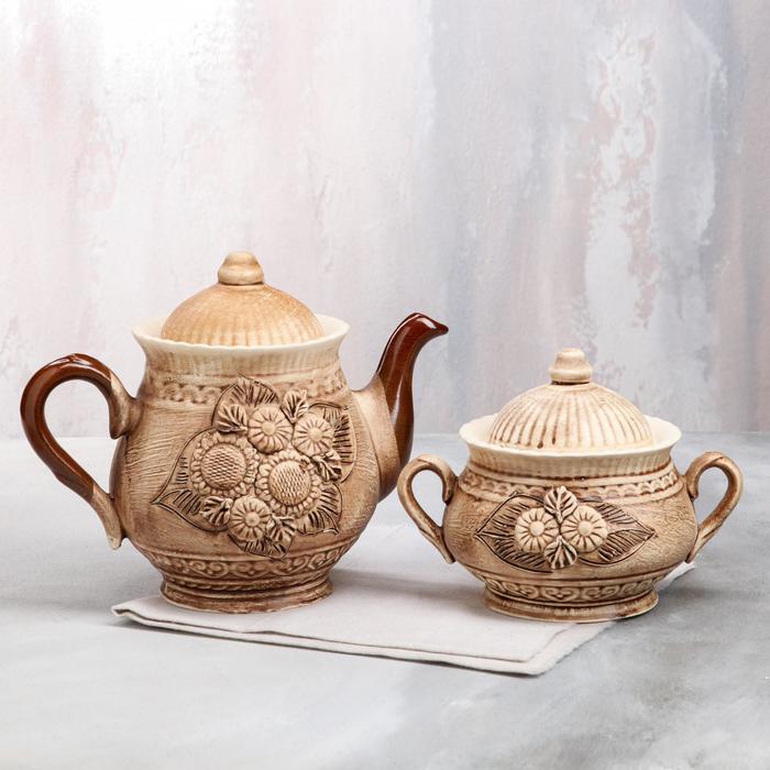 Чайный набор "Витязь", чайник 1.75 л, сахарница
Чайный набор "Витязь", чайник 1.75 л, сахарница