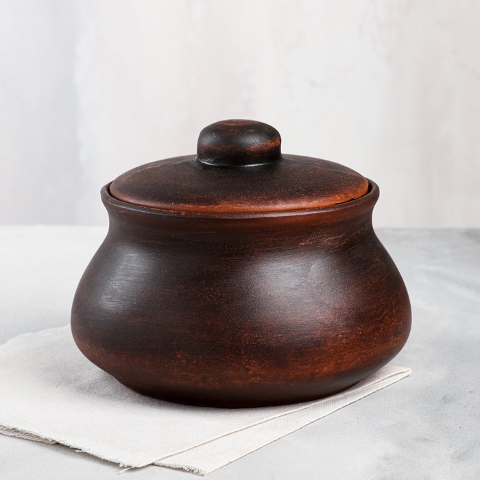 Горшок духовой с крышкой "Народный", красная глина, 2 л, микс
Горшок духовой с крышкой "Народный", красная глина, 2 л, микс