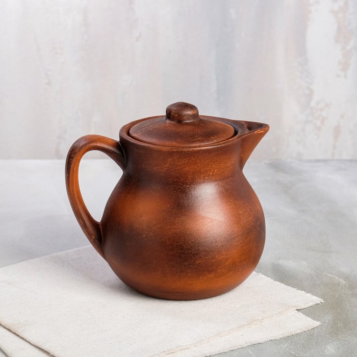 Кувшин "Гладкий", красная глина, 1.5 л
Кувшин "Гладкий", красная глина, 1.5 л