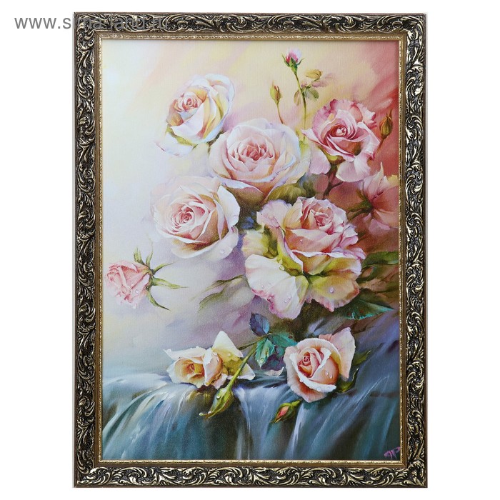 Картина "Ветка белых роз" 58х77 см
Картина "Ветка белых роз" 58х77 см