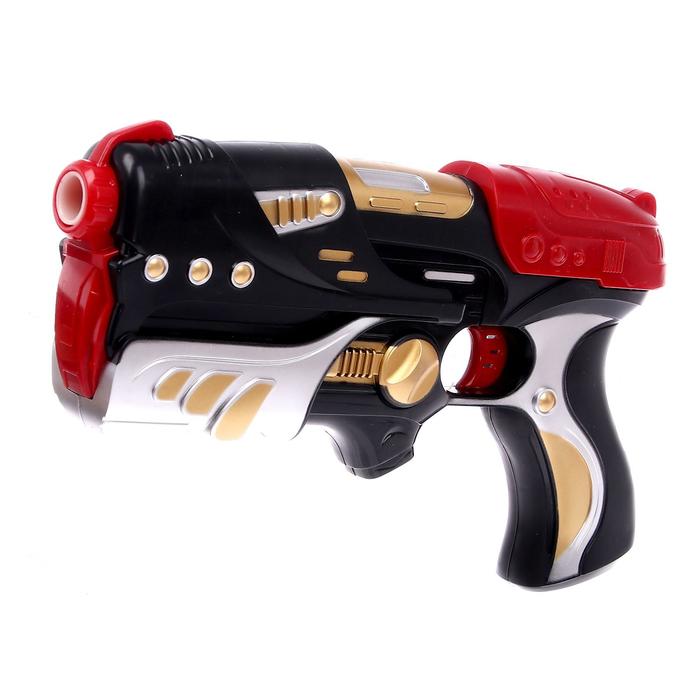 фото Набор игровой «супергерой», маска, пистолет с пулями, мишень, цвета микс