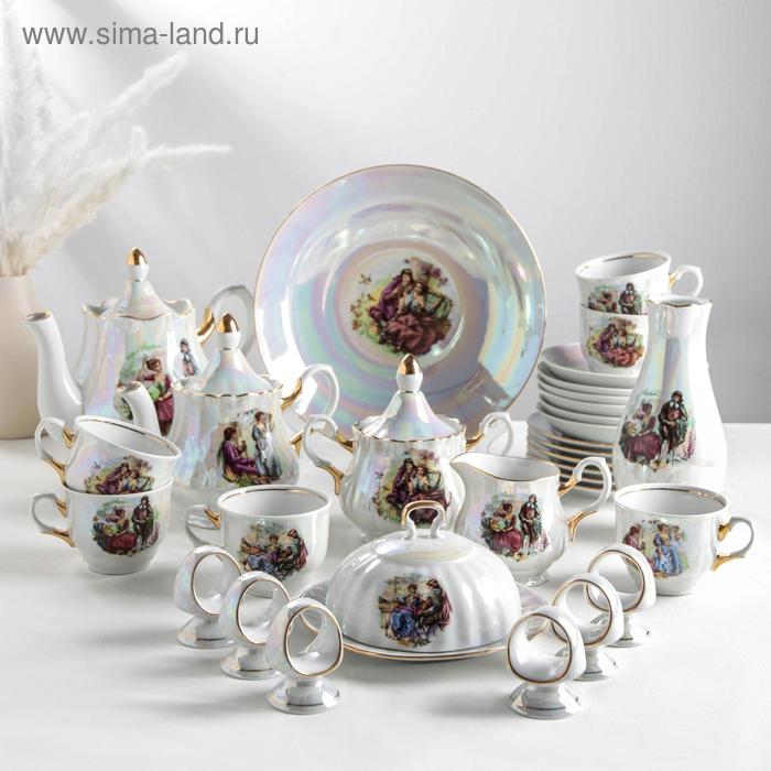 Сервиз чайный «Мадонна», 31 предмет: чайник 1,75 л, чашки 250 мл
Сервиз чайный «Мадонна», 31 предмет: чайник 1,75 л, чашки 250 мл