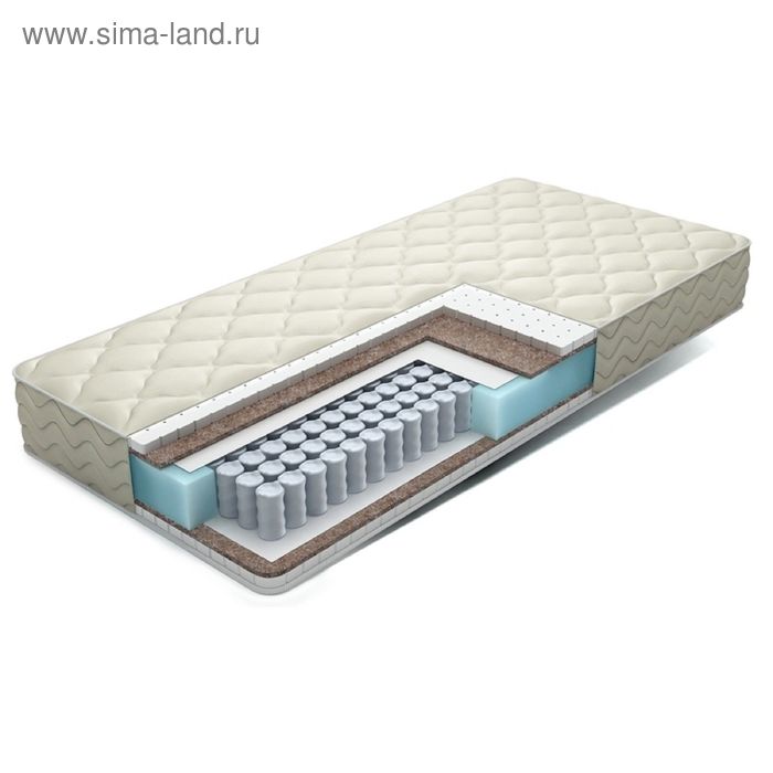 фото Матрас eco paradise, размер 80х190 см, высота 20 см, чехол жаккард-эко соня