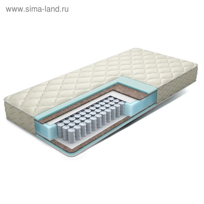 Матрас Eco Tropicana Foam, размер 180х195 см, высота 19 см, чехол жаккард-эко
Матрас Eco Tropicana Foam, размер 180х195 см, высота 19 см, чехол жаккард-эко