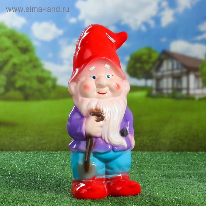 Садовая фигура "Гном с лопатой", разноцветная, 36 см, микс
Садовая фигура "Гном с лопатой", разноцветная, 36 см, микс