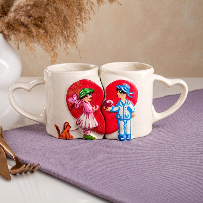 Набор кружек "Мальчик и девочка", 0.4 л, микс, 1 сорт
Набор кружек "Мальчик и девочка", 0.4 л, микс, 1 сорт