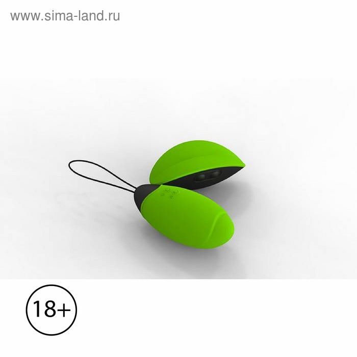 Виброяйцо DreamLove Wearwatch Watchme с зеленым браслетом ДУ, зеленый D-227561 - DreamLove - Вибрирующие яйца - Купить