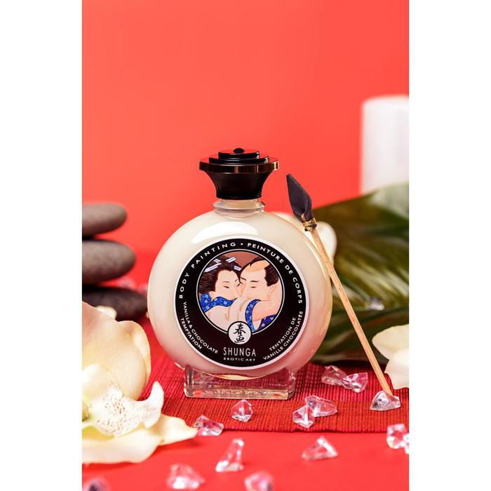 Крем-краска декоративная для тела Shunga Ваниль и Шоколад, 100 мл 7001 SG - SHUNGA  - БодиАрт  - Купить