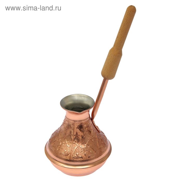 Турка медная «Восточная красавица», 400 мл
Турка медная «Восточная красавица», 400 мл