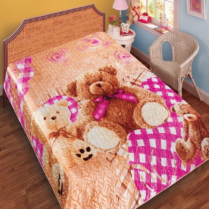 Покрывало Marianna «Мишки», размер 165х220 см
Покрывало Marianna «Мишки», размер 165х220 см