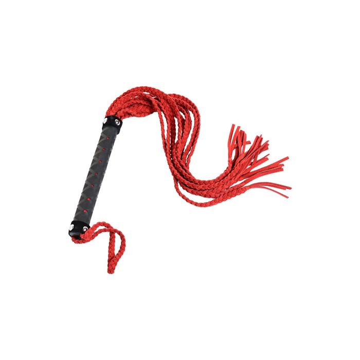 Короткий флоггер с кисточкой купить со скидкой в секс шопе  Фетиш и BDSM  Плети, кнуты