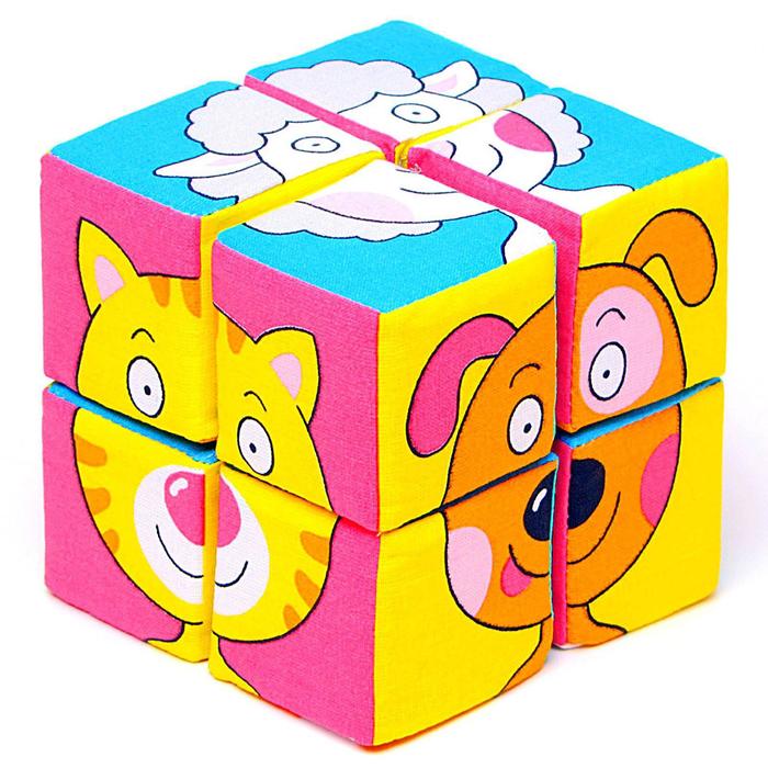Набор мягких кубиков «Собери картинку.Зверята»
Набор мягких кубиков «Собери картинку.Зверята»