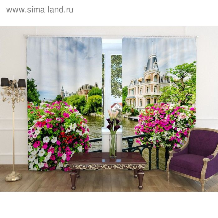 Фотошторы «Вид с балкона 2», ширина 150 см, высота 260 см-2 шт., шторная лента, габардин
Фотошторы «Вид с балкона 2», ширина 150 см, высота 260 см-2 шт., шторная лента, габардин