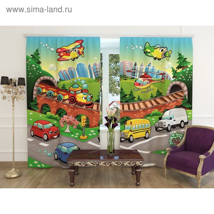 Фотошторы «Дорога», ширина 150 см, высота 260 см-2 шт., шторная лента, габардин
Фотошторы «Дорога», ширина 150 см, высота 260 см-2 шт., шторная лента, габардин