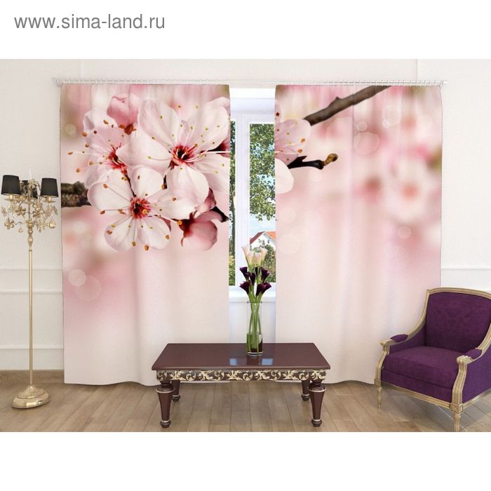 Фотошторы «Ветвь», ширина 150 см, высота 260 см-2 шт., шторная лента, габардин
Фотошторы «Ветвь», ширина 150 см, высота 260 см-2 шт., шторная лента, габардин